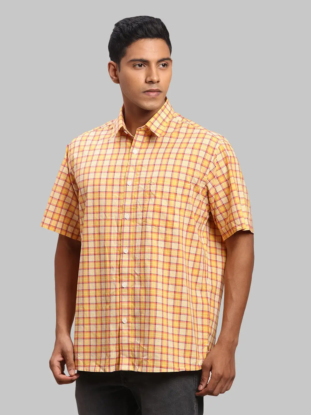 Men Regular Fit Green Shirt