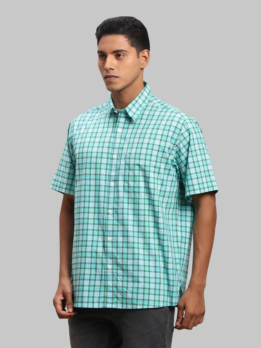 Men Regular Fit Orange Shirt
