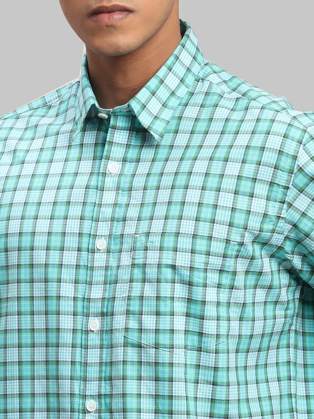 Men Regular Fit Orange Shirt