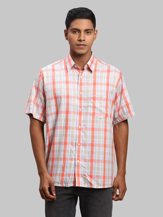 Men Regular Fit Light Green Shirt