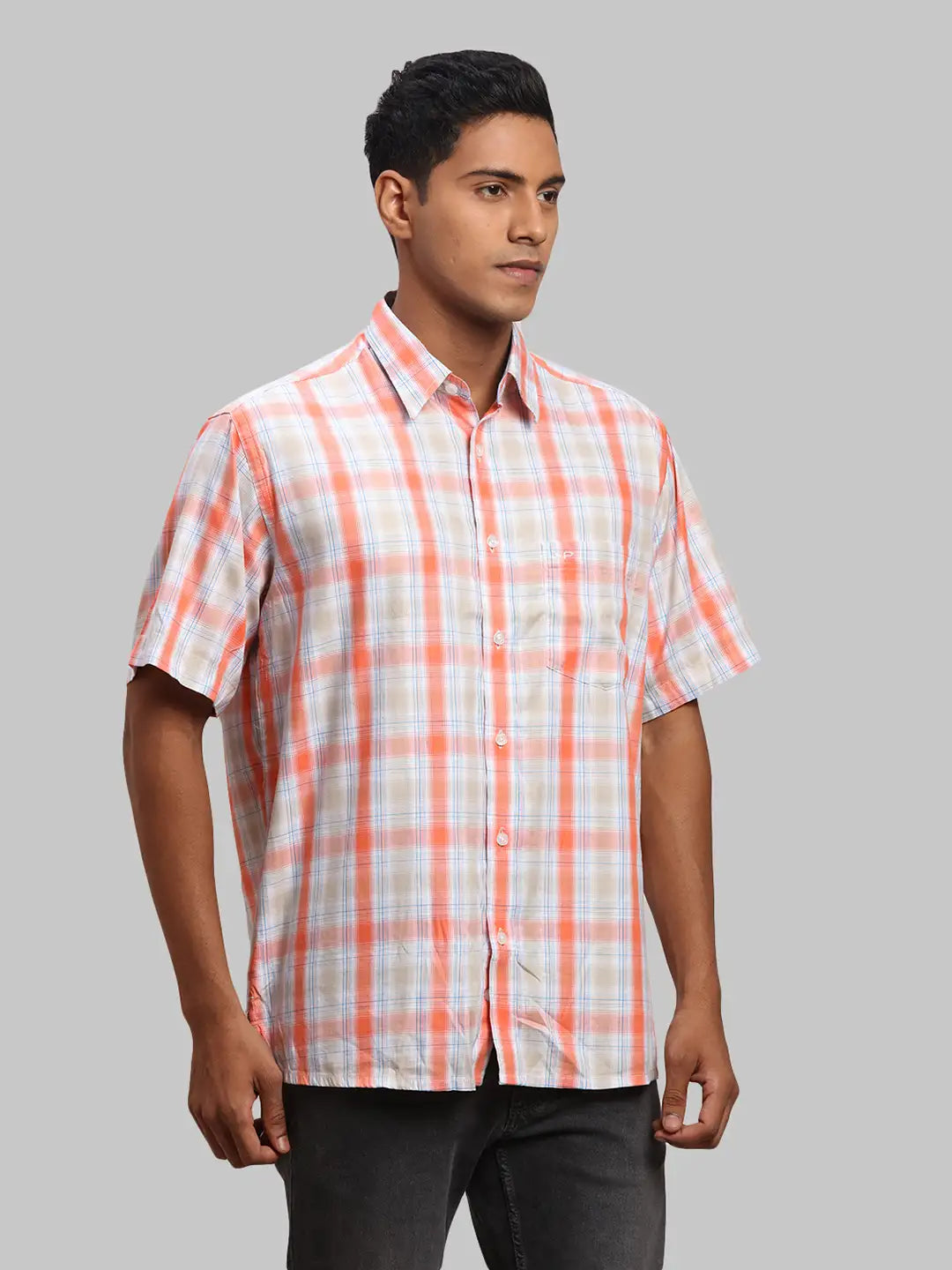 Men Regular Fit Light Green Shirt