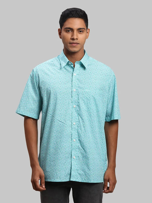 Men Regular Fit Pink Shirt
