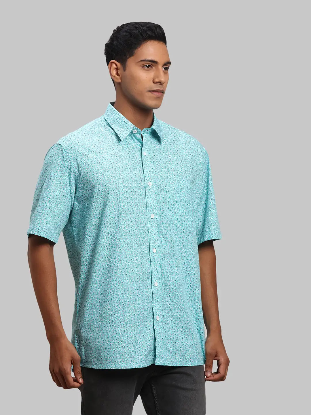 Men Regular Fit Pink Shirt