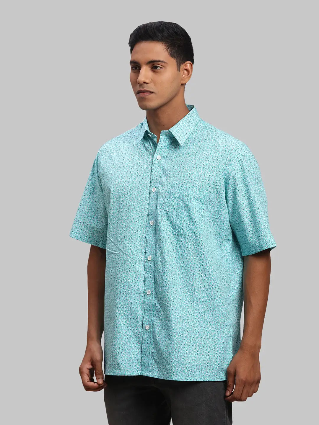 Men Regular Fit Pink Shirt