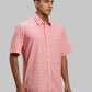 Men Regular Fit Pink Shirt