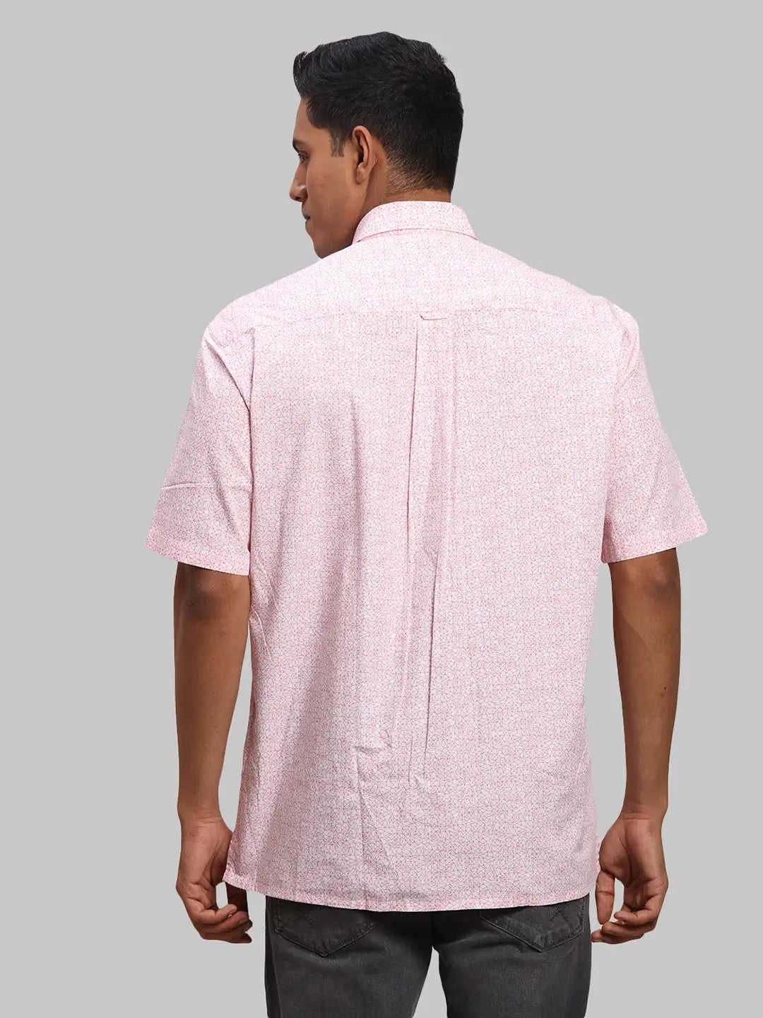 Men Regular Fit Orange Shirt
