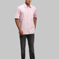Men Regular Fit Orange Shirt