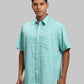 Men Regular Fit Blue Shirt