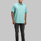 Men Regular Fit Blue Shirt