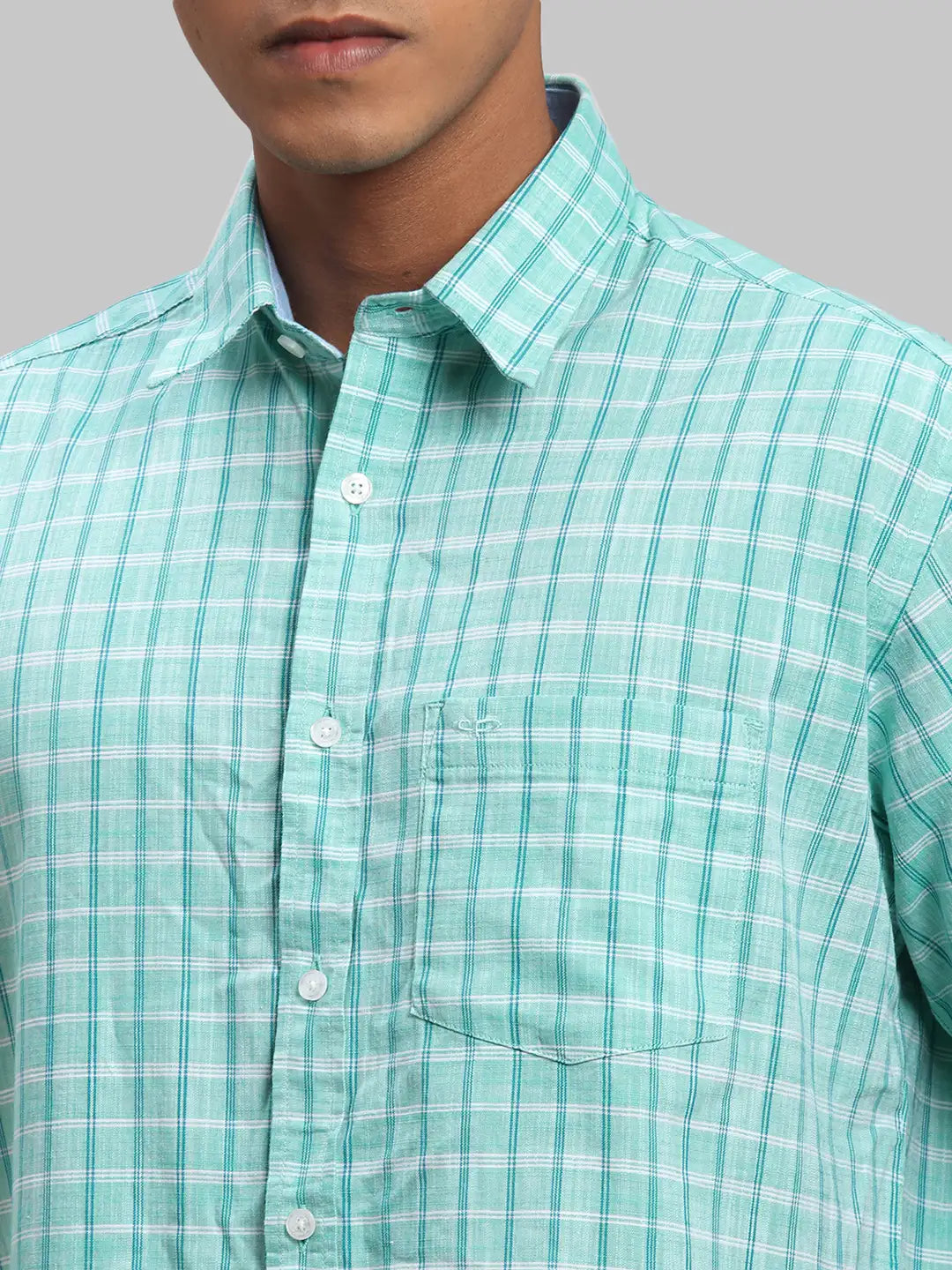 Men Regular Fit Blue Shirt