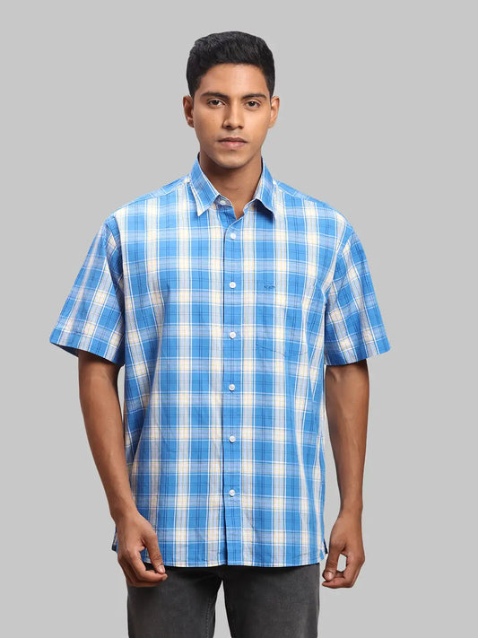Men Regular Fit Light Green Shirt