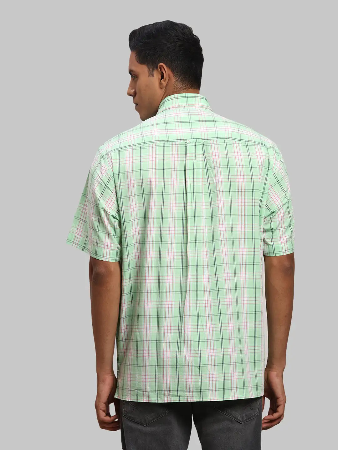 Men Slim Fit Light Yellow Shirt