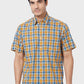 Men Slim Fit Grey Shirt