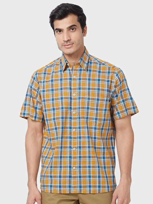 Men Slim Fit Grey Shirt