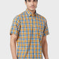 Men Slim Fit Grey Shirt