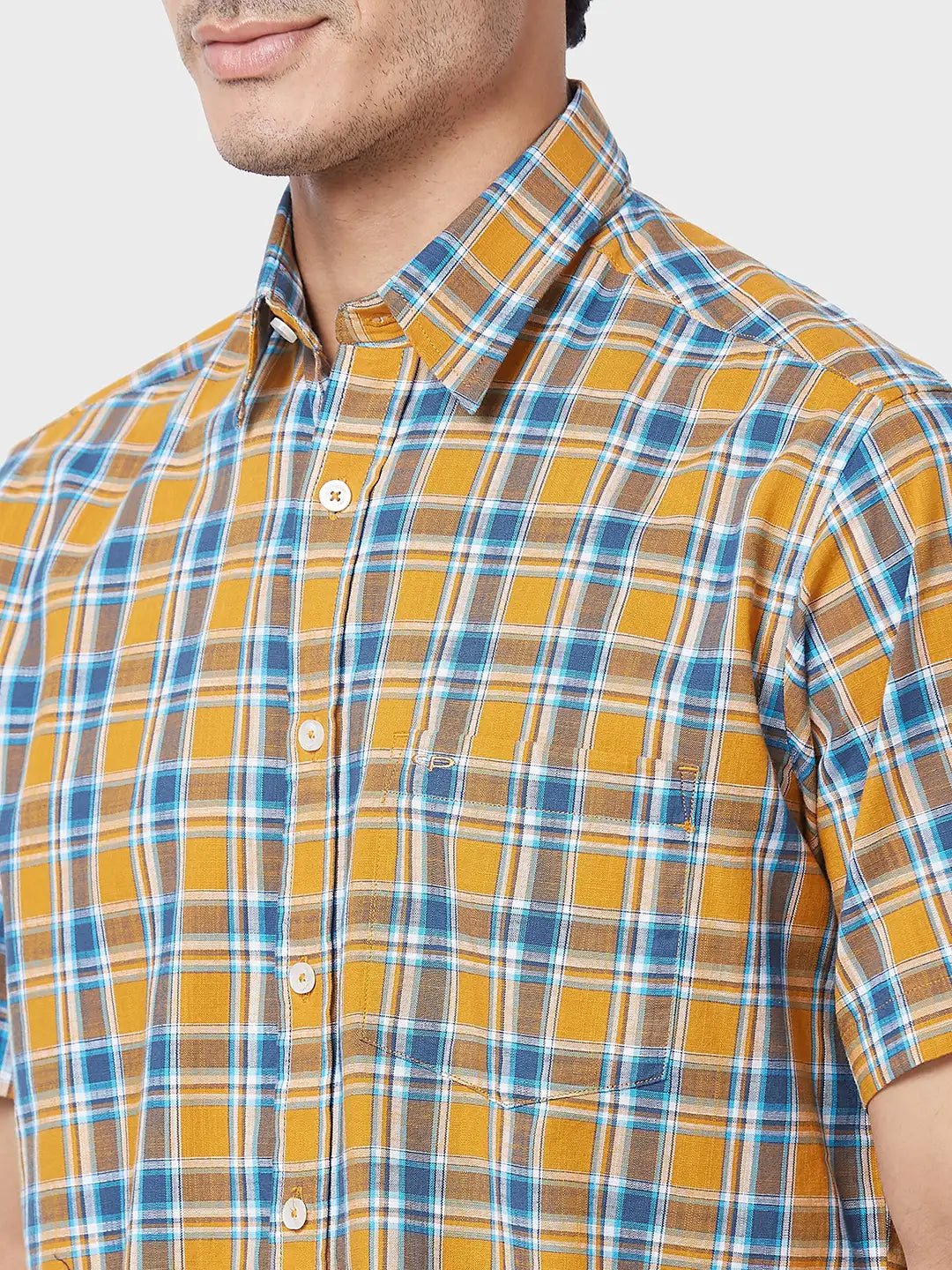 Men Slim Fit Grey Shirt