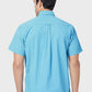 Men Slim Fit Blue Shirt