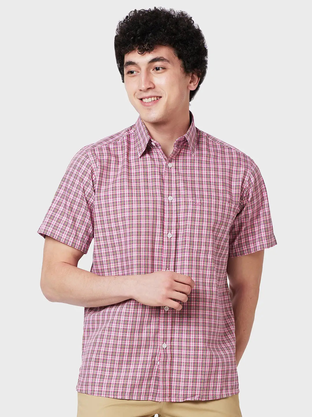 Men Classic Fit Blue Shirt