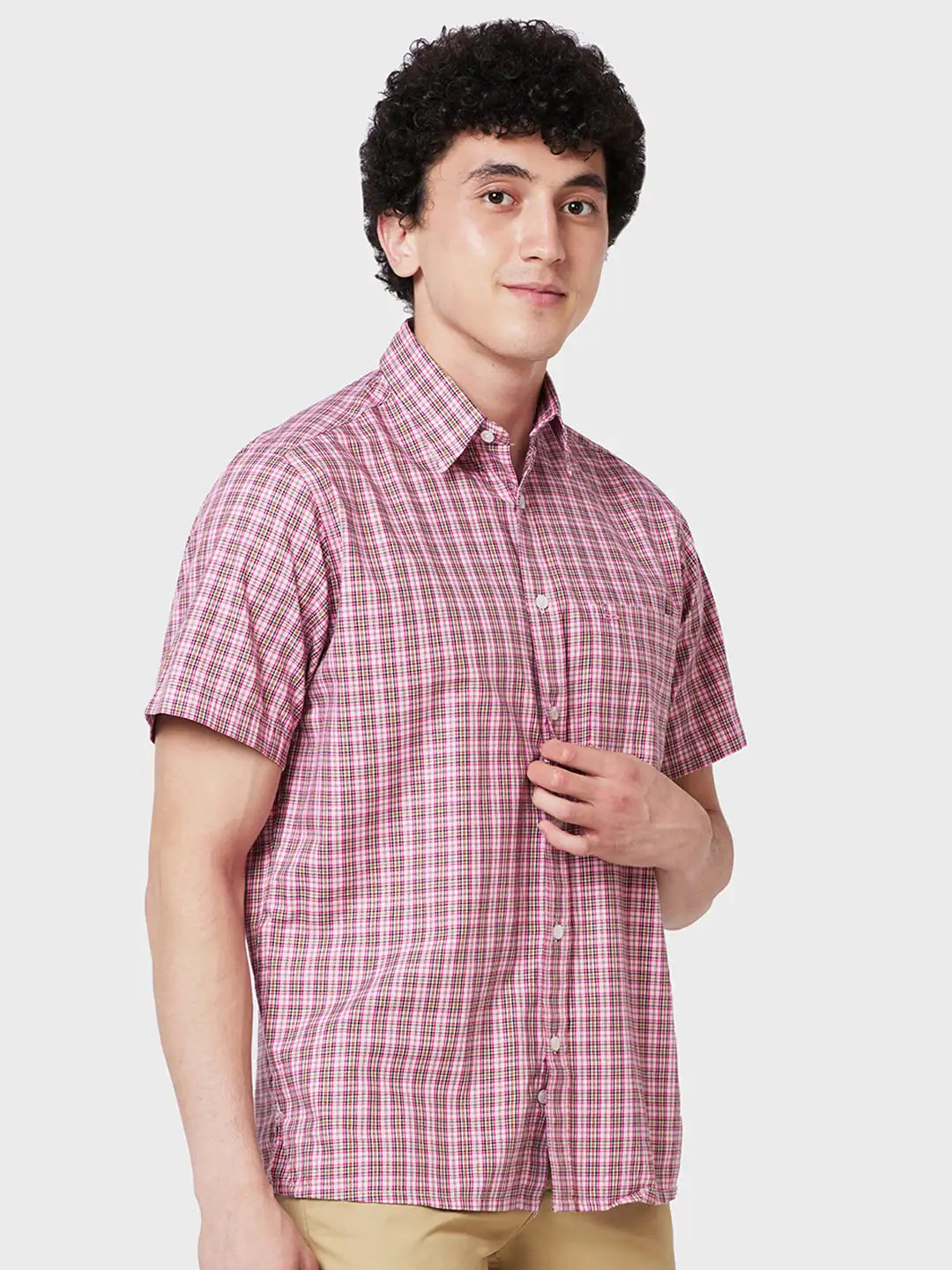 Men Classic Fit Blue Shirt