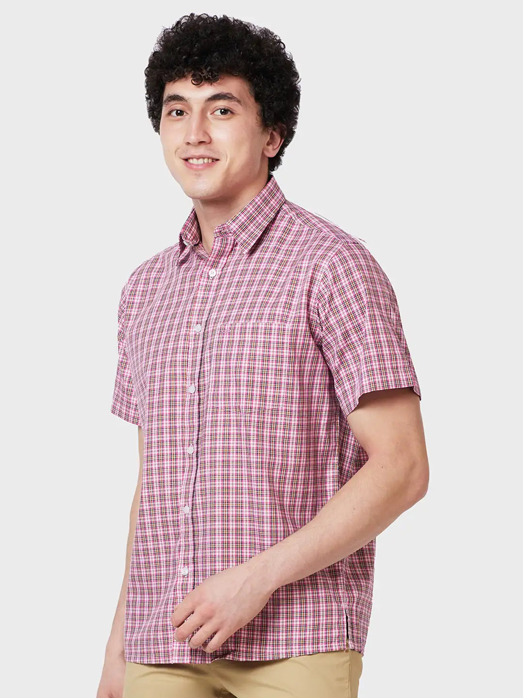 Men Classic Fit Blue Shirt