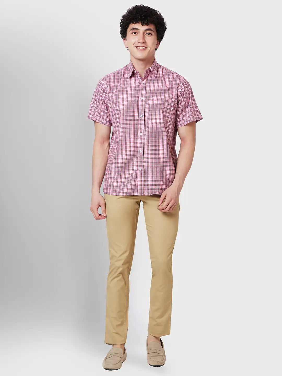 Men Classic Fit Blue Shirt