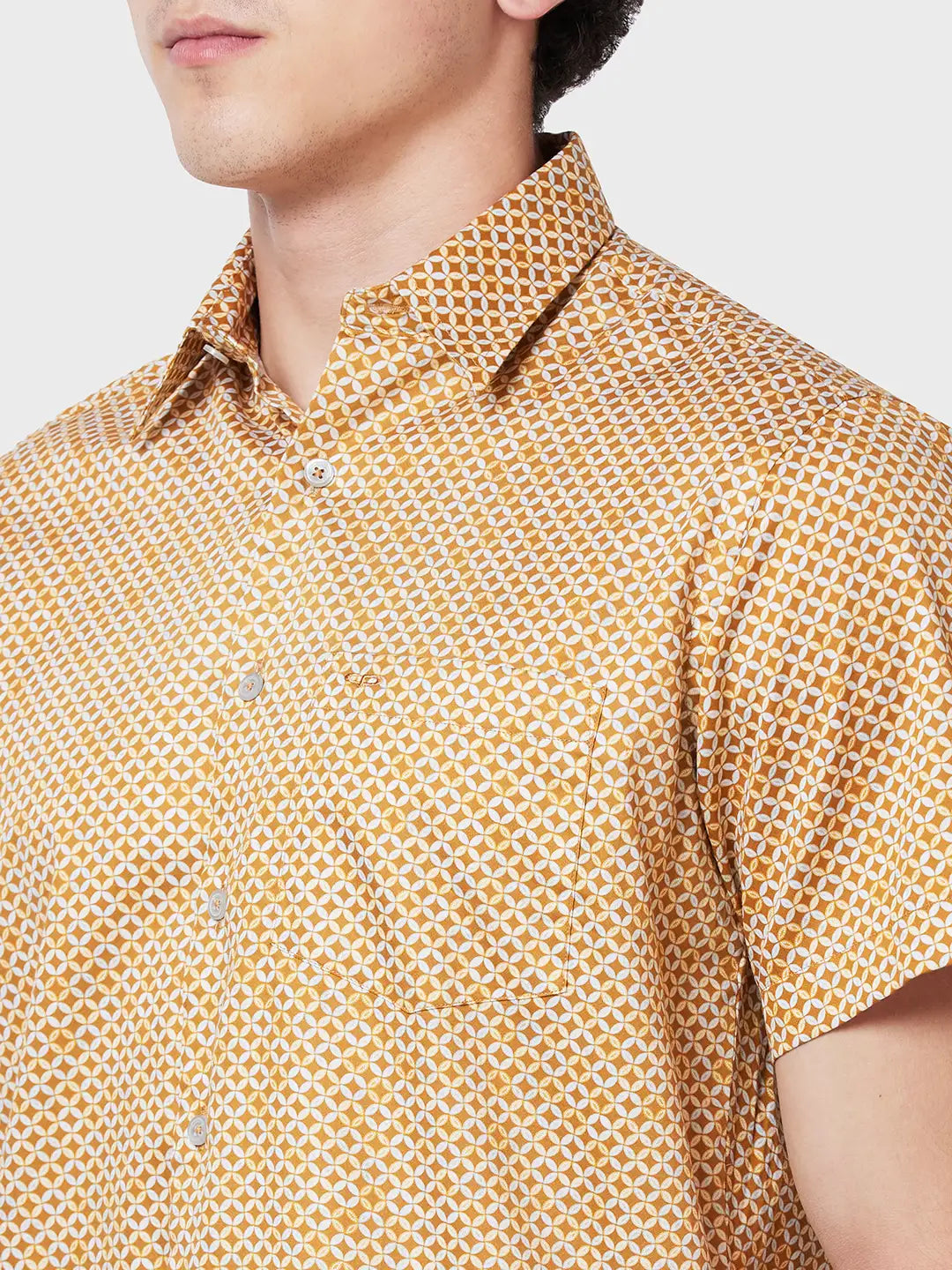 Men Classic Fit Red Shirt
