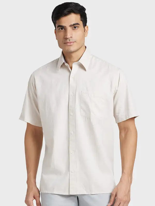 Men Regular Fit Pink Shirt