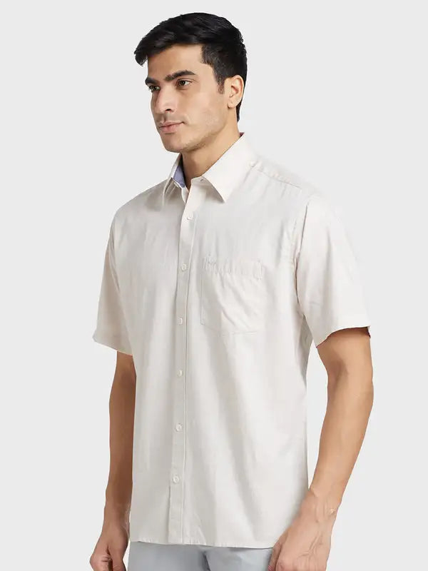 Men Regular Fit Pink Shirt