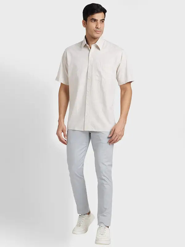 Men Regular Fit Pink Shirt