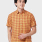 Men Classic Fit Yellow Shirt