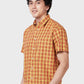 Men Classic Fit Yellow Shirt