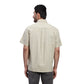 ColorPlus Men Violet Print Comfort Fit Cotton Half Sleeve Shirt