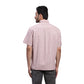 ColorPlus Men Yellow Print Comfort Fit Cotton Blend Half Sleeve Shirt