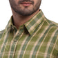 ColorPlus Men Blue Print Comfort Fit Cotton Half Sleeve Shirt