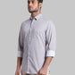 Men Regular Fit Navy Shirt