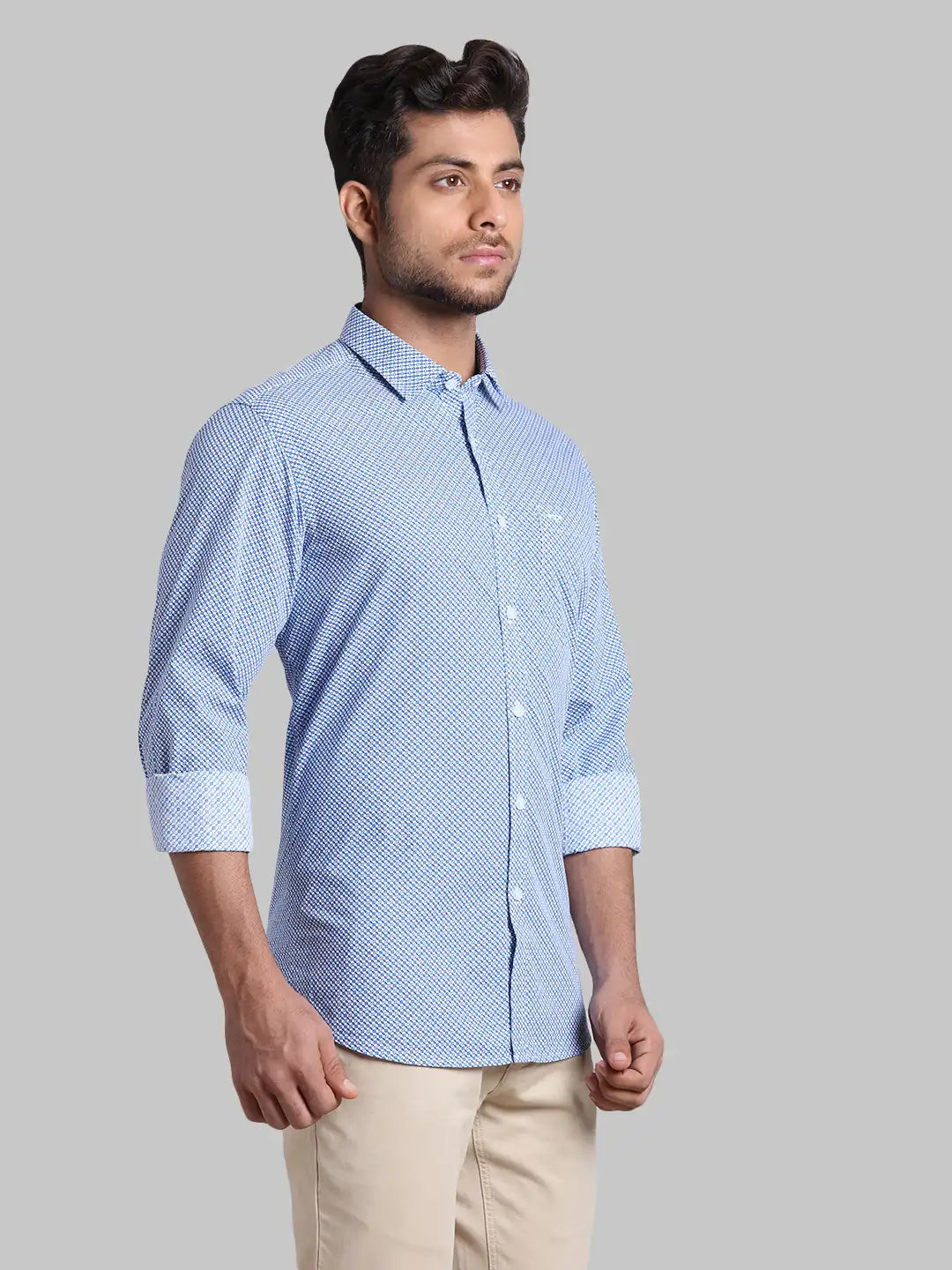 Men Regular Fit  Green Shirt