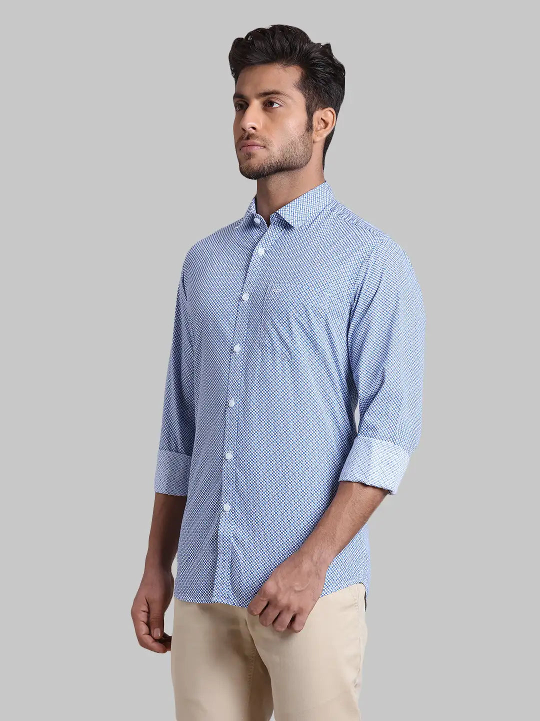 Men Regular Fit  Green Shirt
