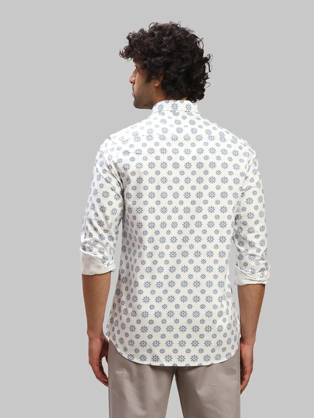 Men Regular Fit Blue Shirt