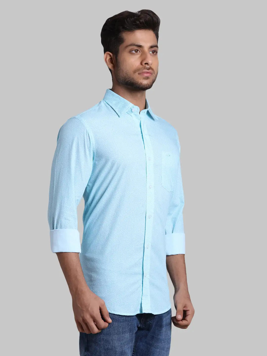 Men Regular Fit  Yellow Shirt