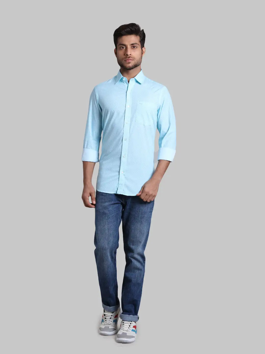 Men Regular Fit  Yellow Shirt