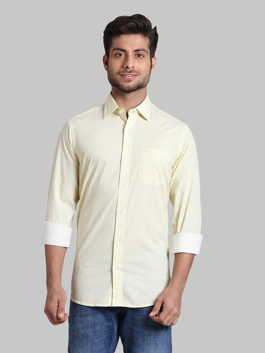 Men Regular Fit  Blue Shirt