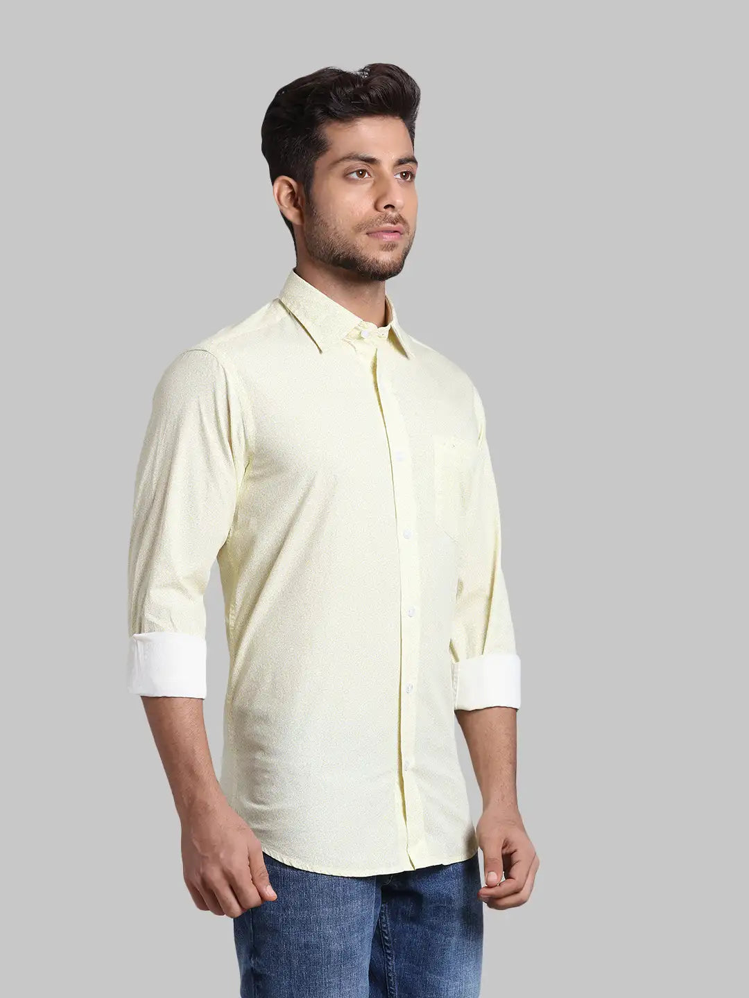 Men Regular Fit  Blue Shirt