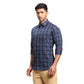 Men Contemporary Fit Dark Red Shirt