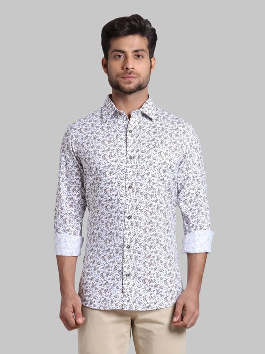 Men Regular Fit  Blue Shirt