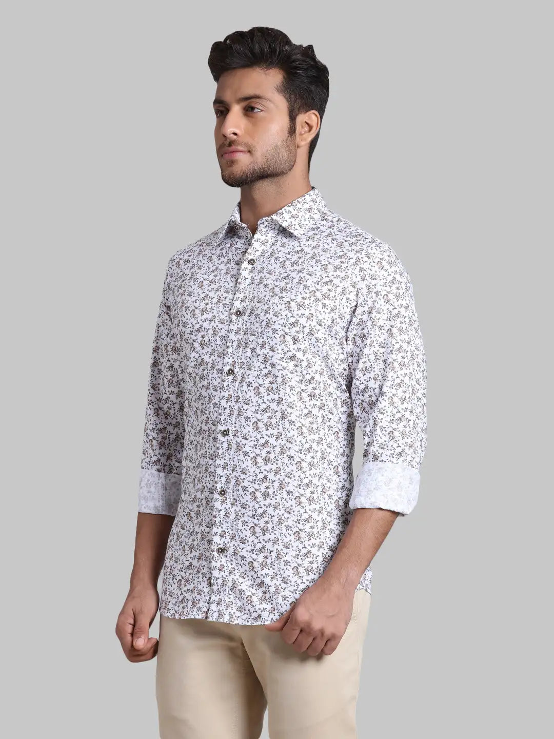 Men Regular Fit  Blue Shirt