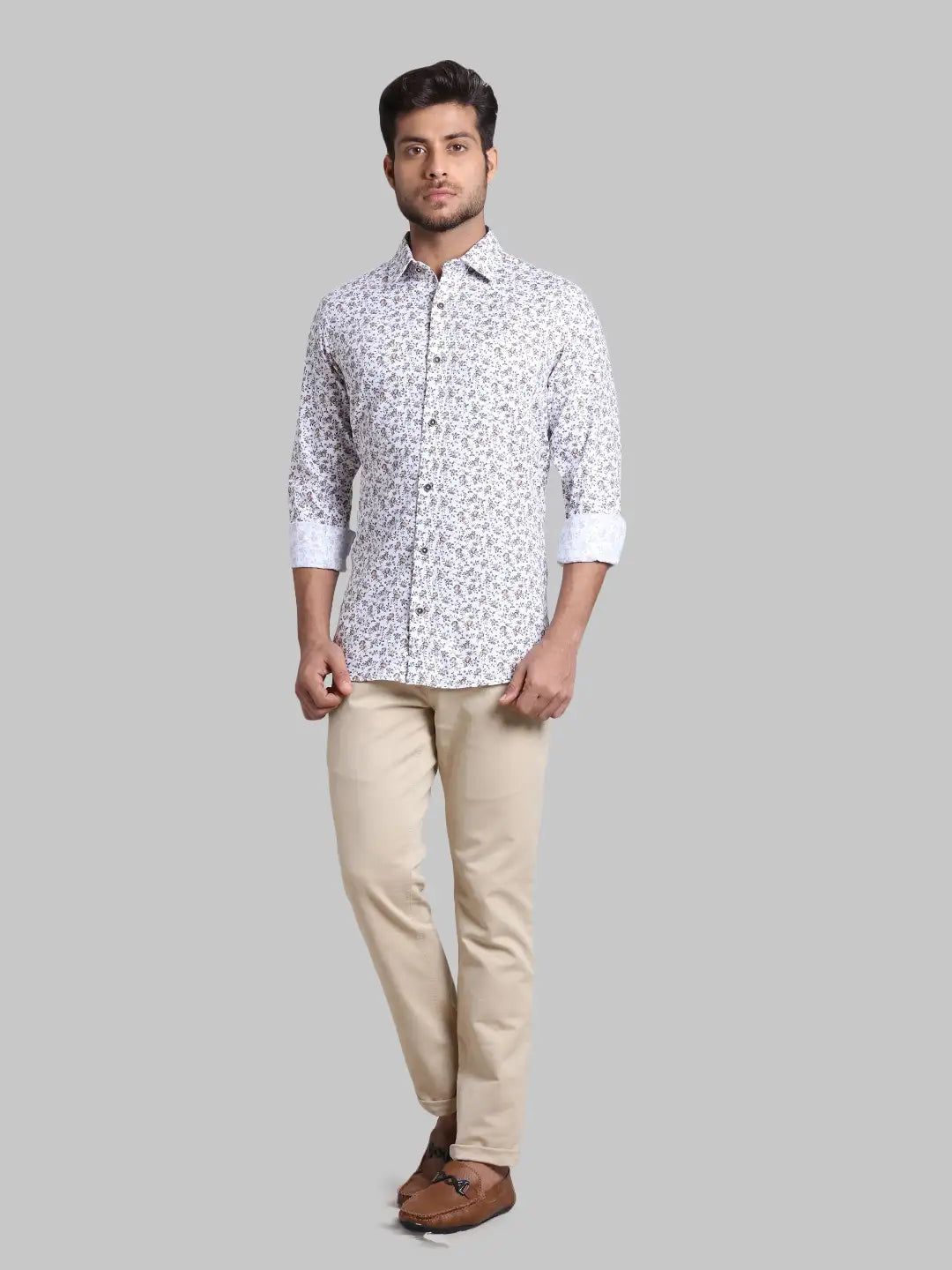 Men Regular Fit  Blue Shirt