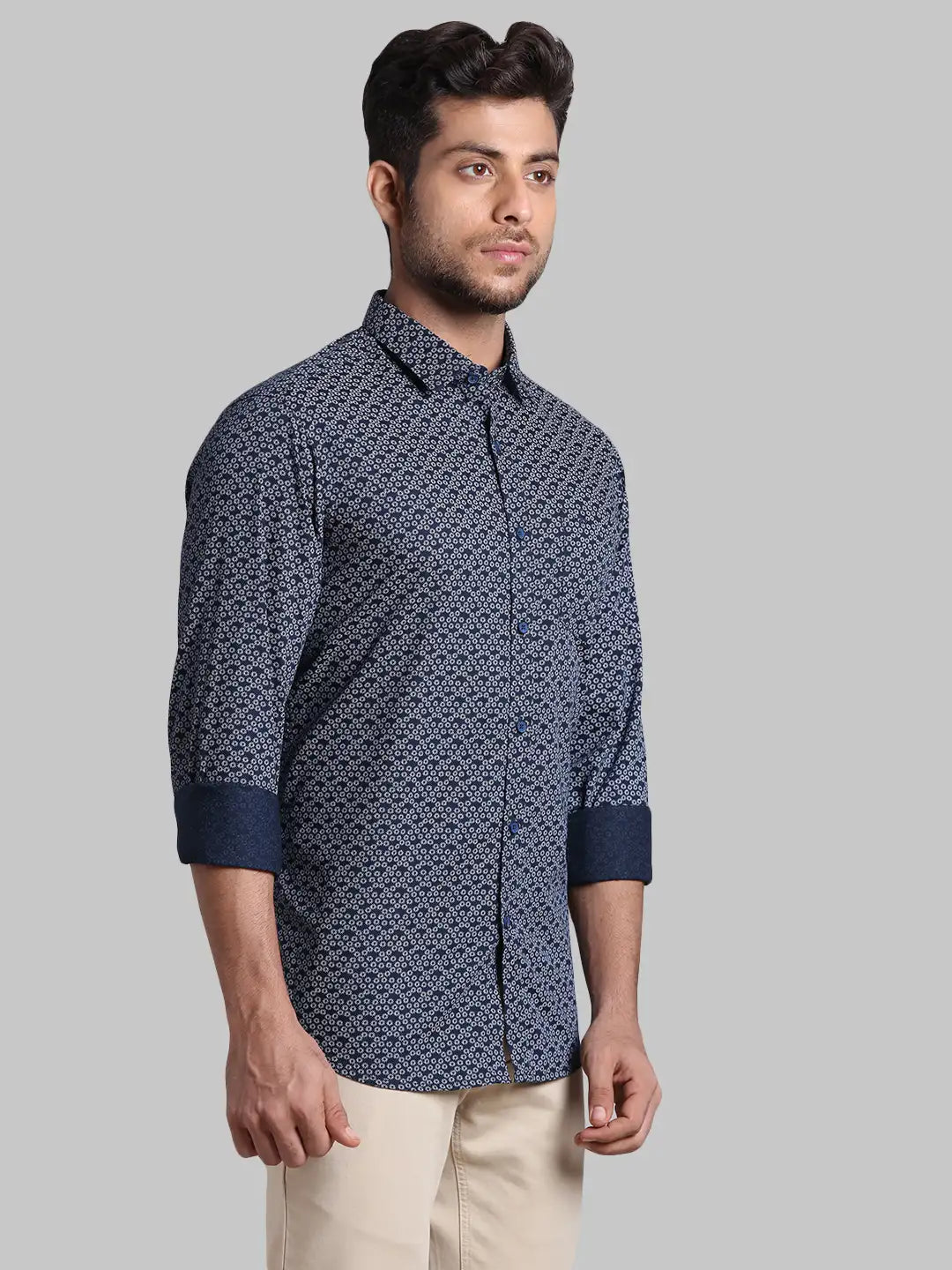 Men Regular Fit  Green Shirt