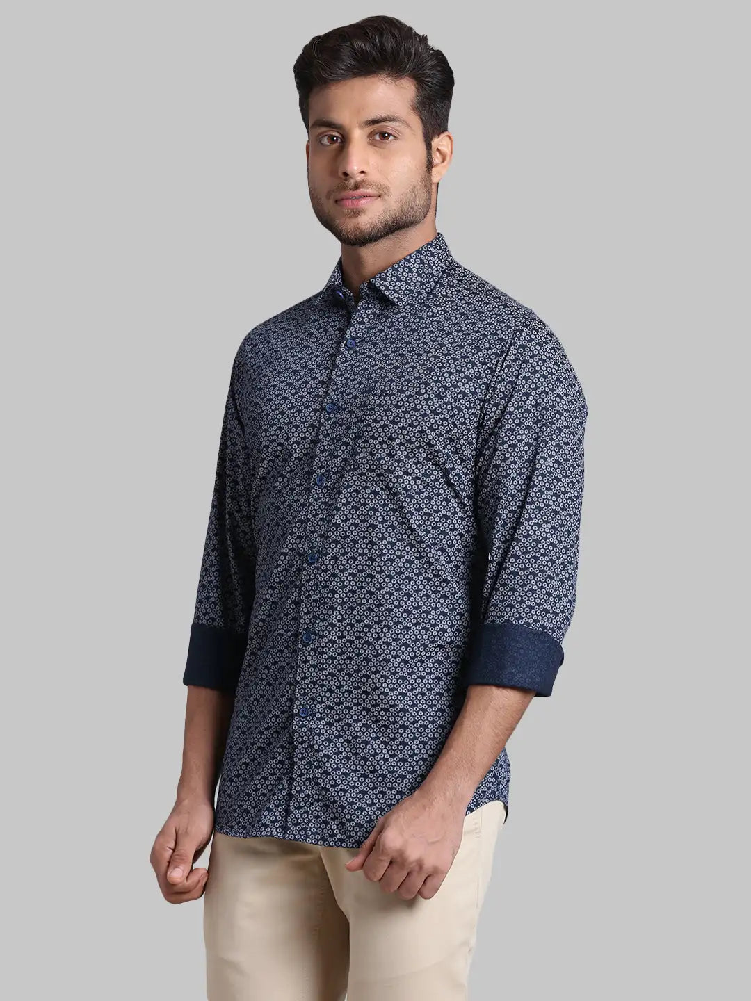 Men Regular Fit  Green Shirt