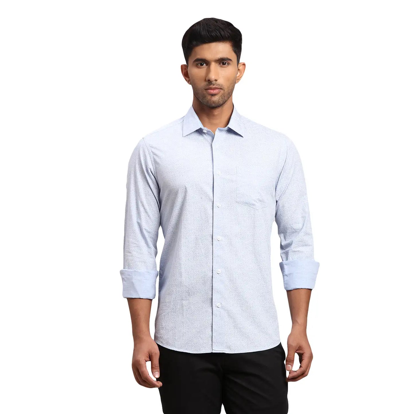Men Contemporary Fit Medium Red Shirt