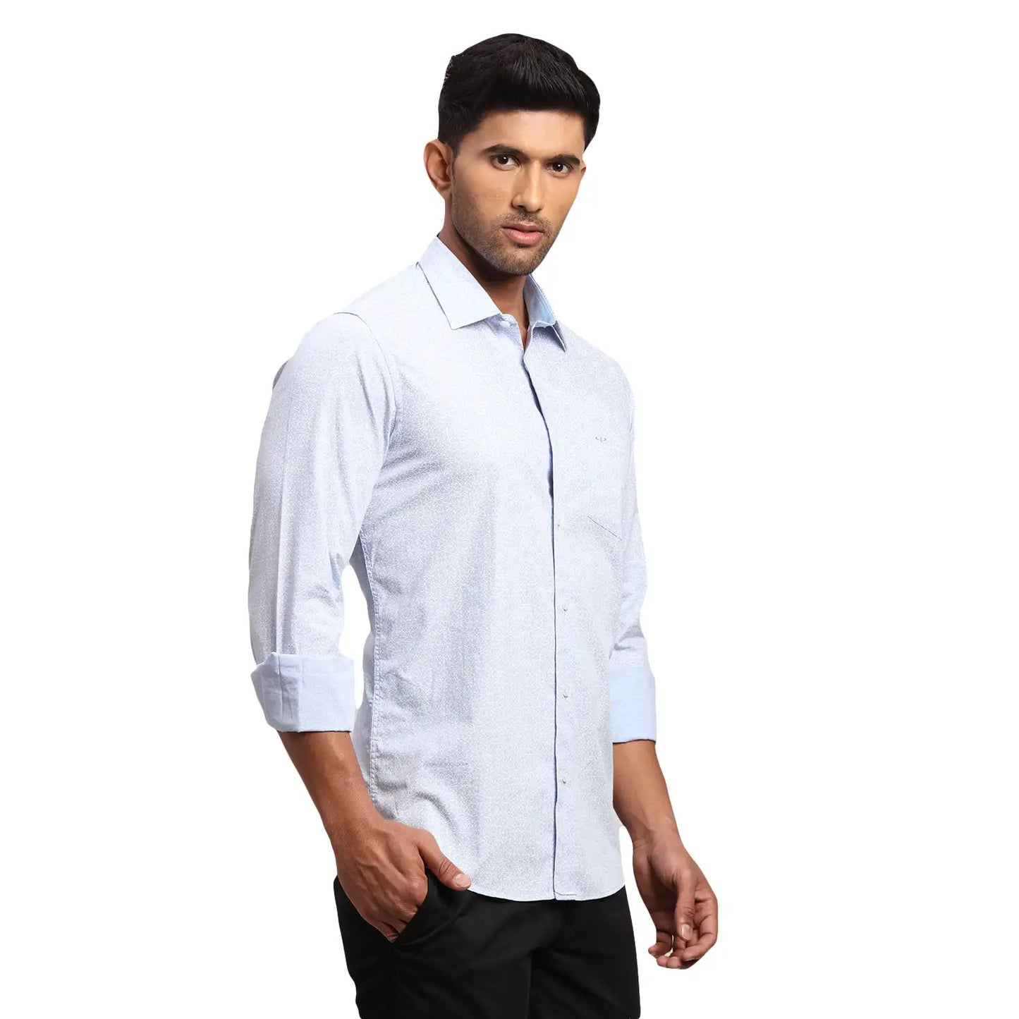 Men Contemporary Fit Medium Red Shirt